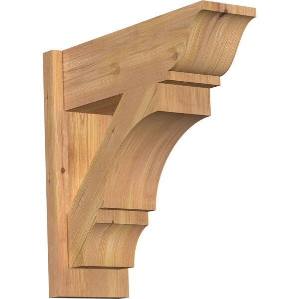 Ekena Millwork Balboa Smooth Traditional Outlooker, Western Red Cedar, 7 1/2"W x 22"D x 22"H OUT08X22X22BOA01SWR - main
